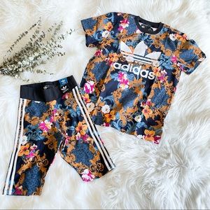 adidas short sets for womens
